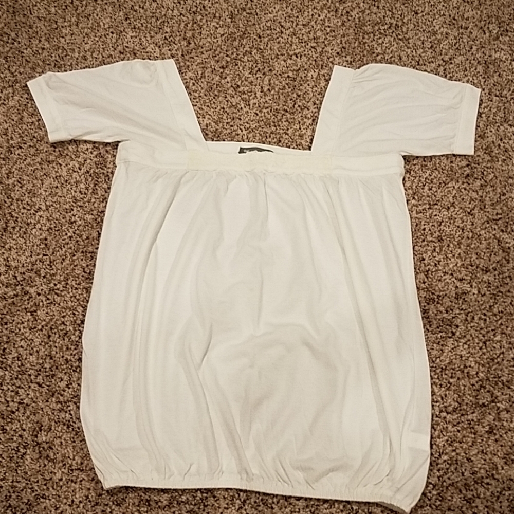 Gap Short sleeve shirt with lace trim